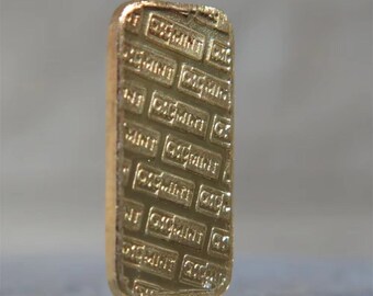 5-pack Anpassat 1g Förgyllt Silver Buffalo Mynt – Dekorativt Runt