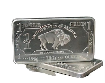 Tyskt silverbuffel- och lejonbarset – Dekorativa nyhetstål (10-pack)