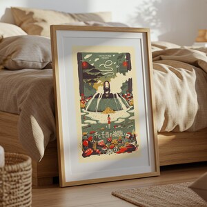 Spirited Away (2001), Studio Ghibli Ukiyo-e Poster, Anime Art Prints, Vintage Retro Movie Print image 5