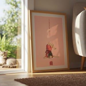El viaje de Chihiro (2001), póster ukiyo-e de Studio Ghibli, láminas de anime, láminas de películas retro vintage imagen 8