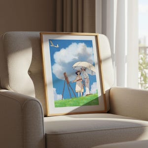 The Wind Rises (2013), Studio Ghibli Ukiyo-e Poster, Anime Art Prints, Vintage Retro Movie Print image 6