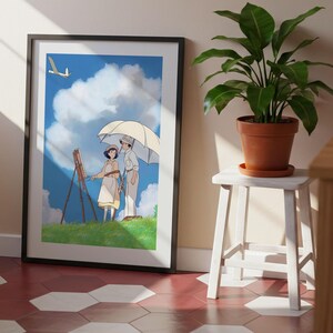The Wind Rises (2013), Studio Ghibli Ukiyo-e Poster, Anime Art Prints, Vintage Retro Movie Print image 7
