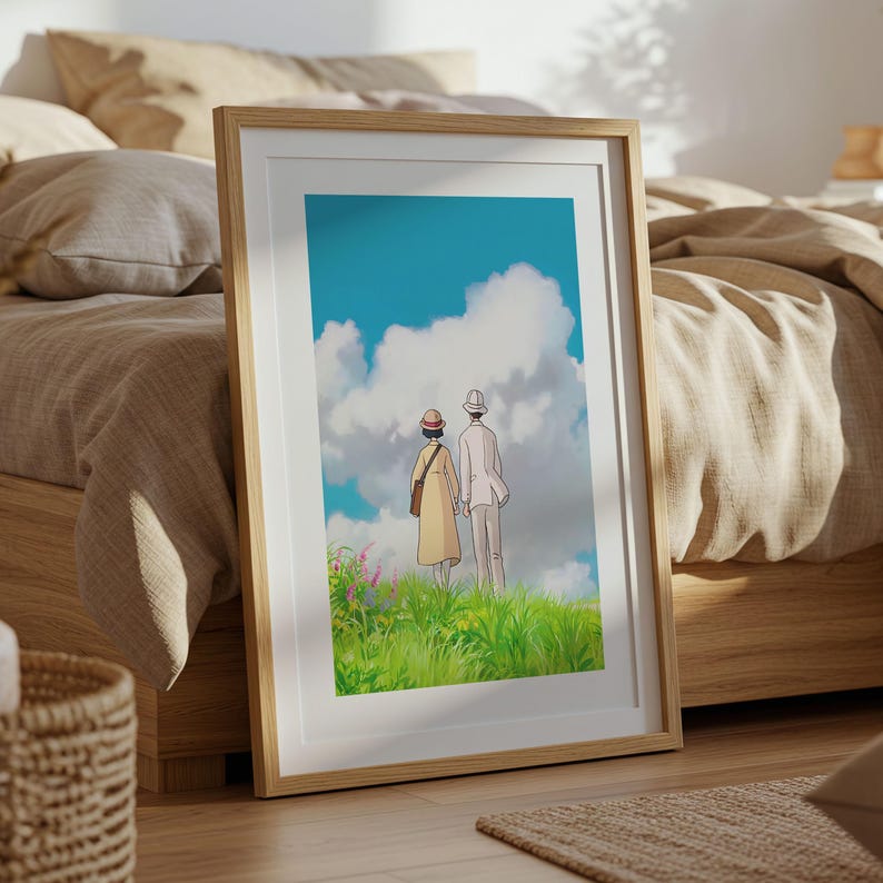 The Wind Rises (2013), Studio Ghibli Ukiyo-e Poster, Anime Art Prints, Vintage Retro Movie Print image 5
