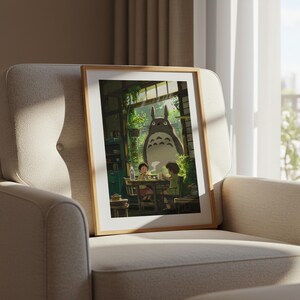My Neighbor Totoro , Studio Ghibli Ukiyo-e Poster, Anime Art Prints, Vintage Retro Movie Print image 6