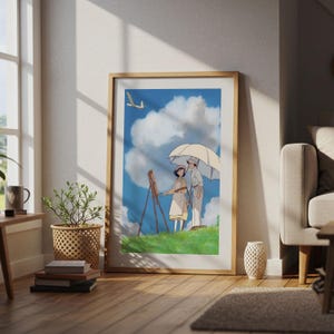 The Wind Rises (2013), Studio Ghibli Ukiyo-e Poster, Anime Art Prints, Vintage Retro Movie Print image 4