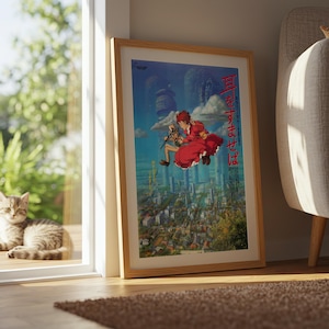 Susurros del Corazón (1995), Póster Ukiyo-e de Studio Ghibli, Láminas de Anime, Lámina de Película Retro Vintage imagen 8