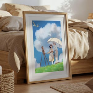 The Wind Rises (2013), Studio Ghibli Ukiyo-e Poster, Anime Art Prints, Vintage Retro Movie Print image 5