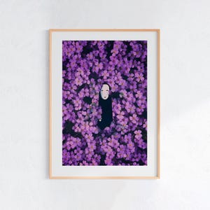 Spirited Away (2001), Studio Ghibli Ukiyo-e Poster, Anime Art Prints, Vintage Retro Movie Print image 1