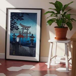 Spirited Away (2001), Studio Ghibli Ukiyo-e Poster, Anime Art Prints, Vintage Retro Movie Print image 7
