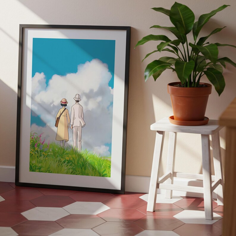 The Wind Rises (2013), Studio Ghibli Ukiyo-e Poster, Anime Art Prints, Vintage Retro Movie Print image 7