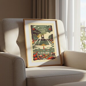 Spirited Away (2001), Studio Ghibli Ukiyo-e Poster, Anime Art Prints, Vintage Retro Movie Print image 6