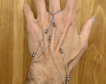 Stainless steel chain hand jewelry
