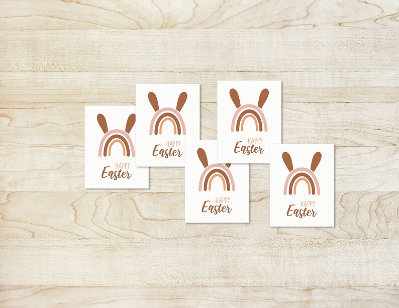 Boho Printable Christian Easter Cards Religious, Bible Easter Cards for Children, Promise Easter Cards Cross and Tomb Kids DIY banner image 2