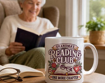 Grandma’s Reading Club Mug – One More Chapter