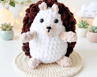 Schema per realizzare un riccio all'uncinetto, un adorabile peluche amigurumi per appassionati di uncinetto (download in PDF)