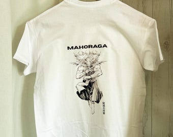 Normal geschnittenes T-Shirt aus 190 g Baumwolle – Geschenkidee für Manga-Fans – Jujutsu Kaisen Design – Lässiges T-Shirt – Outfit für Manga-Liebhaber
