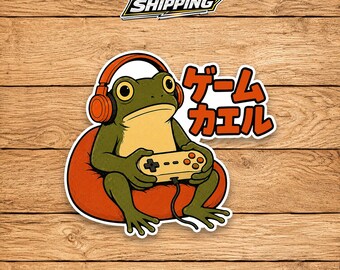 Video Game Frog Shirt, Retro Japanese Gamer Tee, Funny Frog Graphic Shirt, Vintage Gaming Apparel, Gift for Gamers