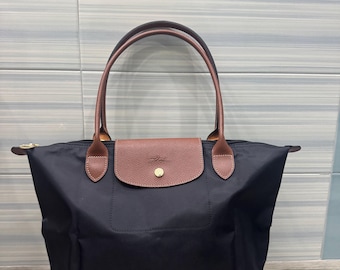 Sac unisexe Longchamp Le Pliage grand format noir