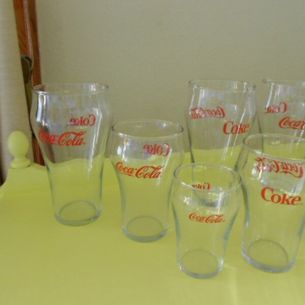 Vintage Coke Glasses Set of thirty six