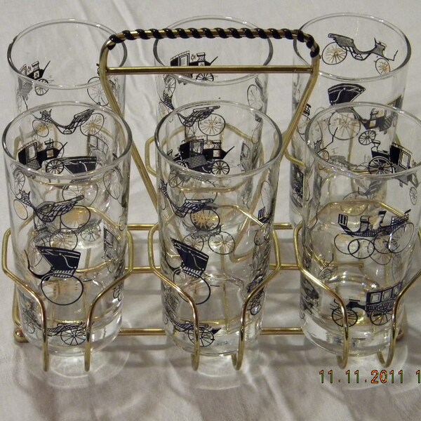 Reserved Vintage Drinking Glasses