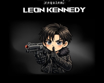 Resident Evil Requiem - Emote "shhhh" de Leon Kennedy / Twitch estático, Kick, YouTube, Discord (descarga digital)