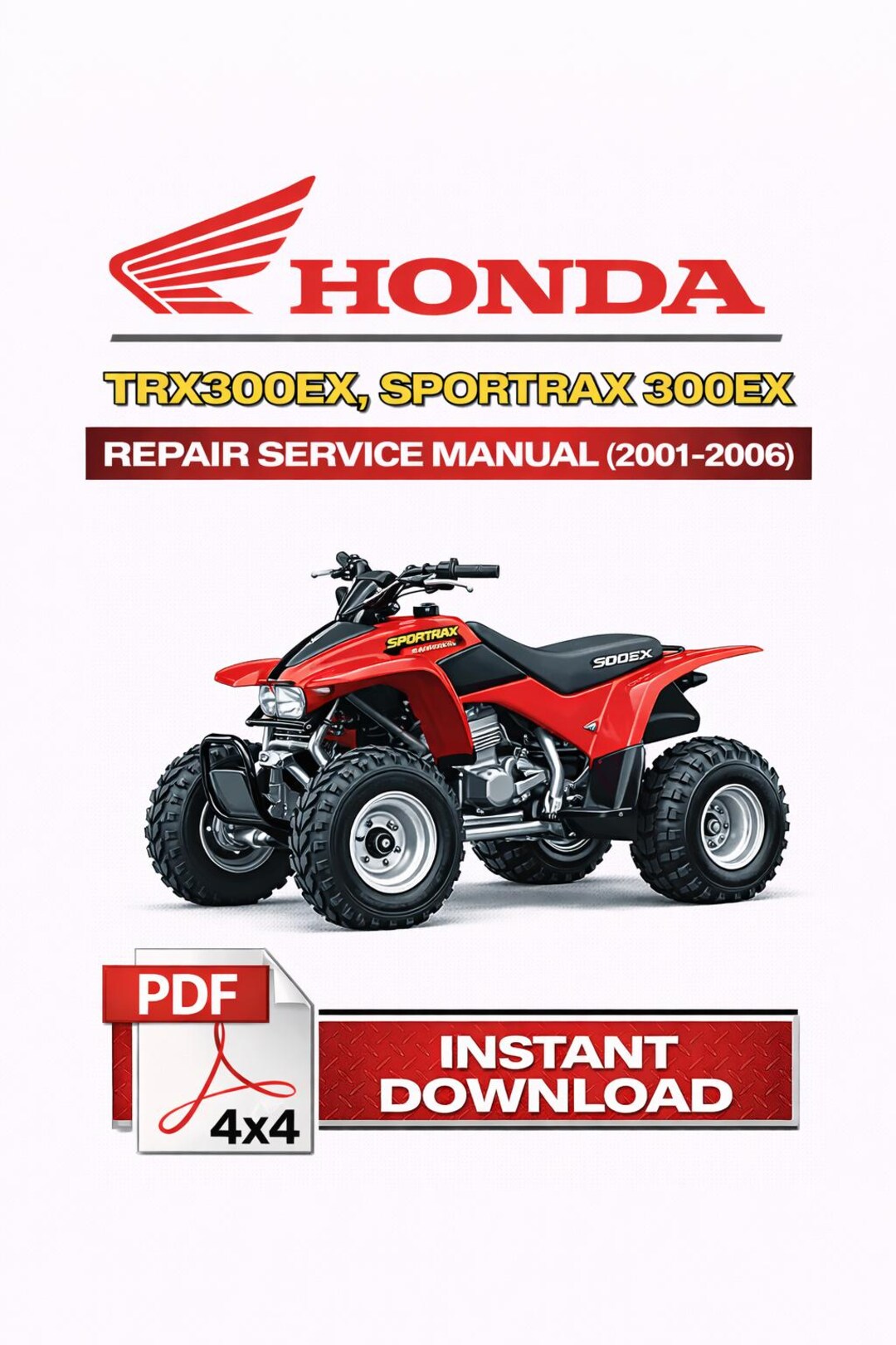 HONDA Fourtrax 300EX サービスマニュアル HONDA- 【公式通販】
