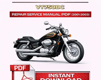 PDF Honda VT750DC Repair Service Manual (2001-2003)