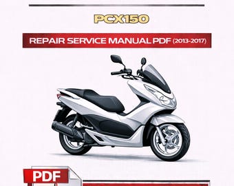 PDF Honda PCX150 Repair Service Manual (2013-2017)