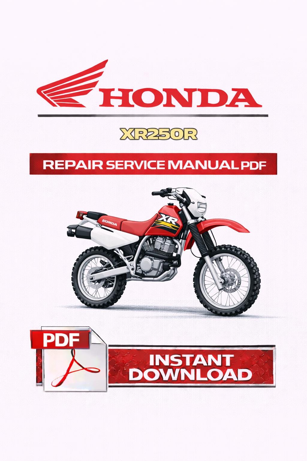 HONDA XR250R オーナーズ/サービスマニュアル 【公式通販】