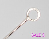 handcrafted hair stick, hair pin, metal, silverplated, with spiral, wedding, hairstyle, spiral, metal spiral, brass, silver
