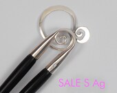 wooden hairfork with metall and glassball, brass, wood hairstick,hair fork, fork,bunholder, bridal hair jewelry, bride hairstyle, classic