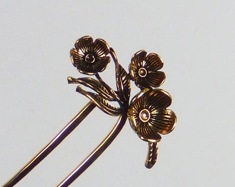 Goldene U-förmige Haarnadel Aus Metall – 8 Cm, Minimalistisch, Für Hochzeit & Alltag