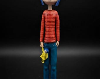 Coraline - 20 cm hand-painted resin action figure
