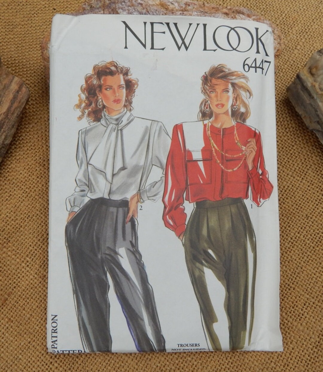 New Look 6447 / New Look Blouse Pattern Size 8-10-12-14-16-18 / New ...