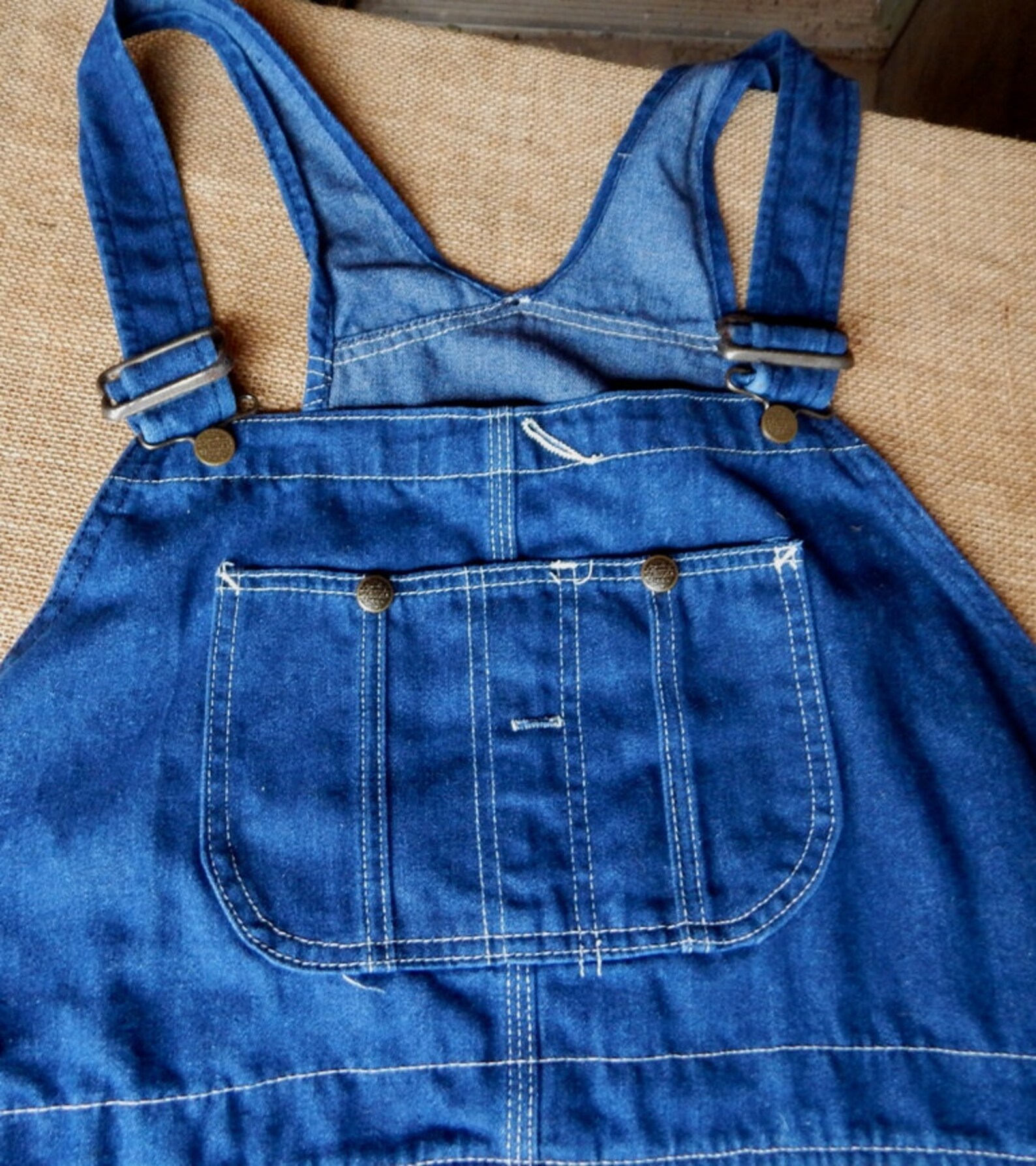 XXLG Sears Weartuff Dark Denim Overalls / Sears Dark Denim Etsy
