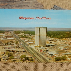 Albuquerque New Mexico Postcard  /  1960&#39;s  - 1970&#39;s  /  Unused Albuquerque New Mexico Postcard  /  New Old Stock  /  Route 66  /  Unused