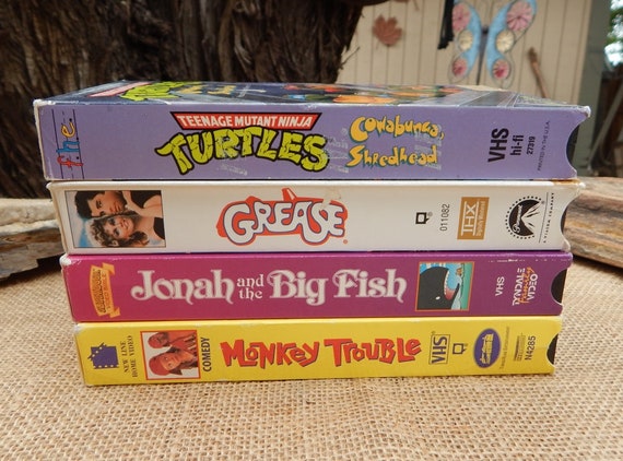 4 VHS Tapes / Teenage Mutant Ninja Turtles Cowabunga, Shredhead