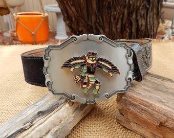 Brass United States Bicentennial 1776-1976 Belt Buckle ~ Brass