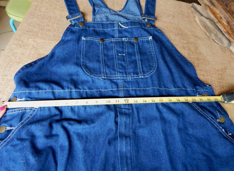 XXLG Sears Weartuff Dark Denim Overalls / Sears Dark Denim Etsy