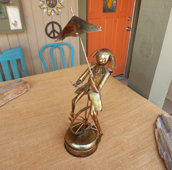 Copper Clown Sankyo Music Box 