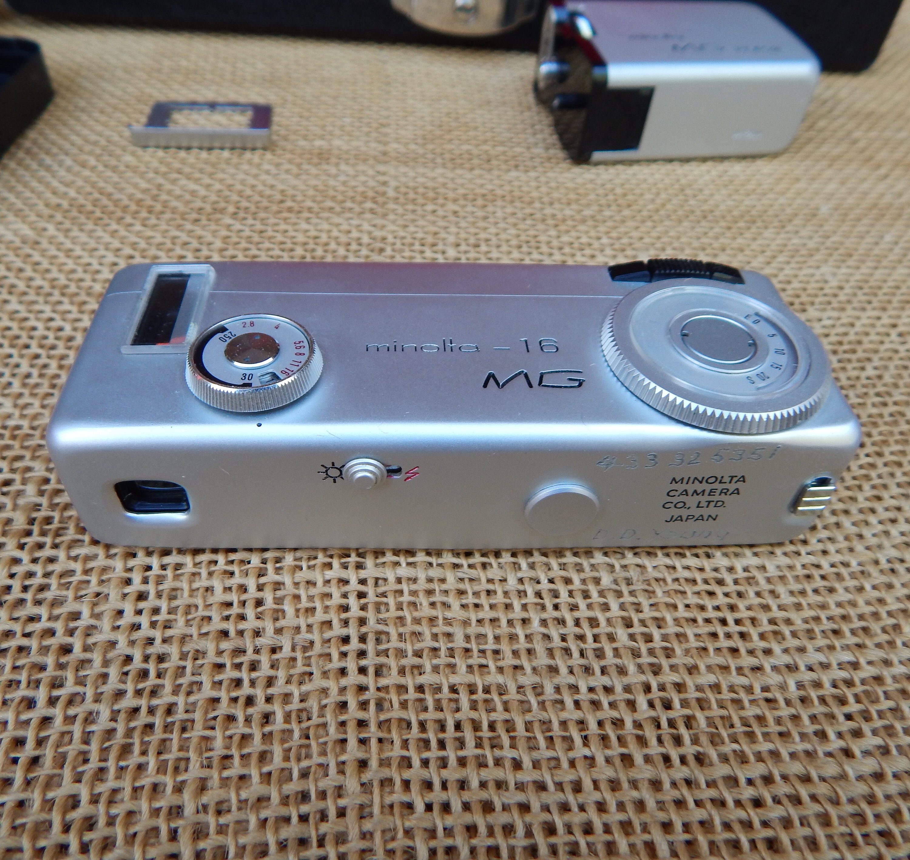 Appareil Photo Subminiature Minolta 16 MG-S – Japon 1970 – Pour Collection