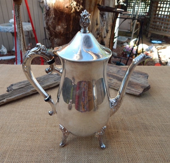 Leonard Silverplated Tea Pot / Leonard Silverplated Coffee Pot / Leonard  Silverplated 10 Serving Pot / 4 Cup Tea Pot / Tea Pot Decor 