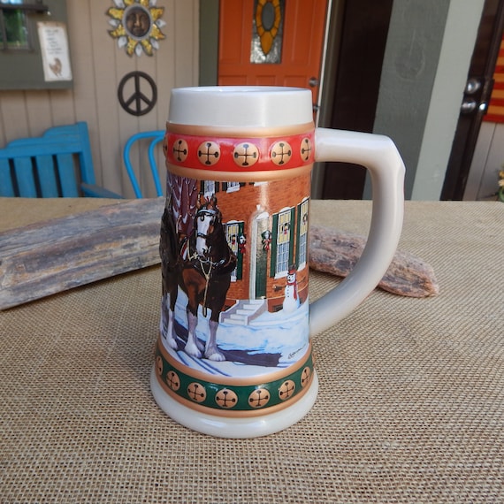 1993 Budweiser Holiday Stein Collection 