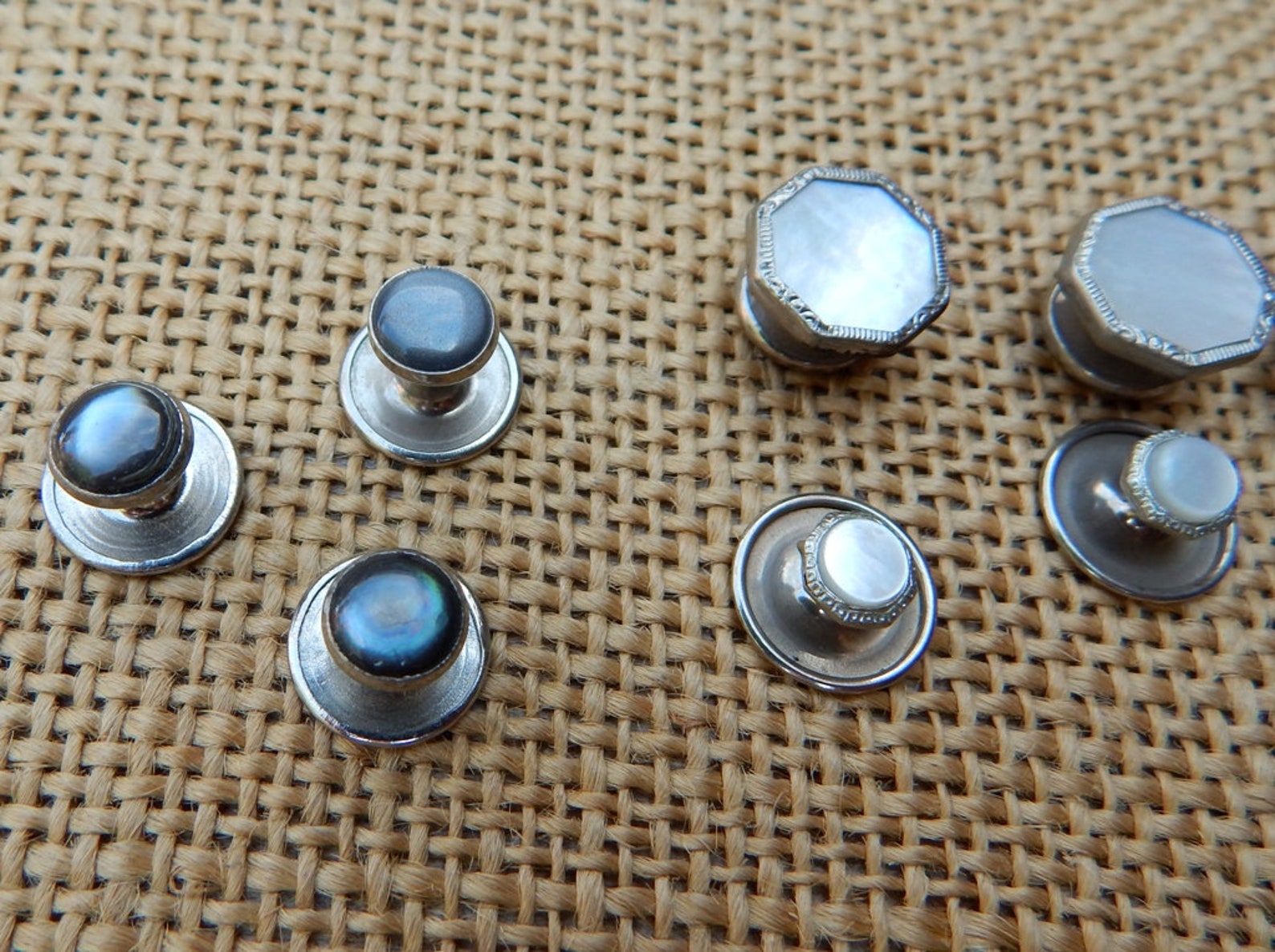 Cuff Buttons / Tie Tacks / Cuff Links / 18 Cuff Buttons Etsy
