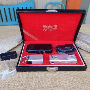 Minolta-16 MG Subminiature Camera ~ Original Box & Accessories - Etsy