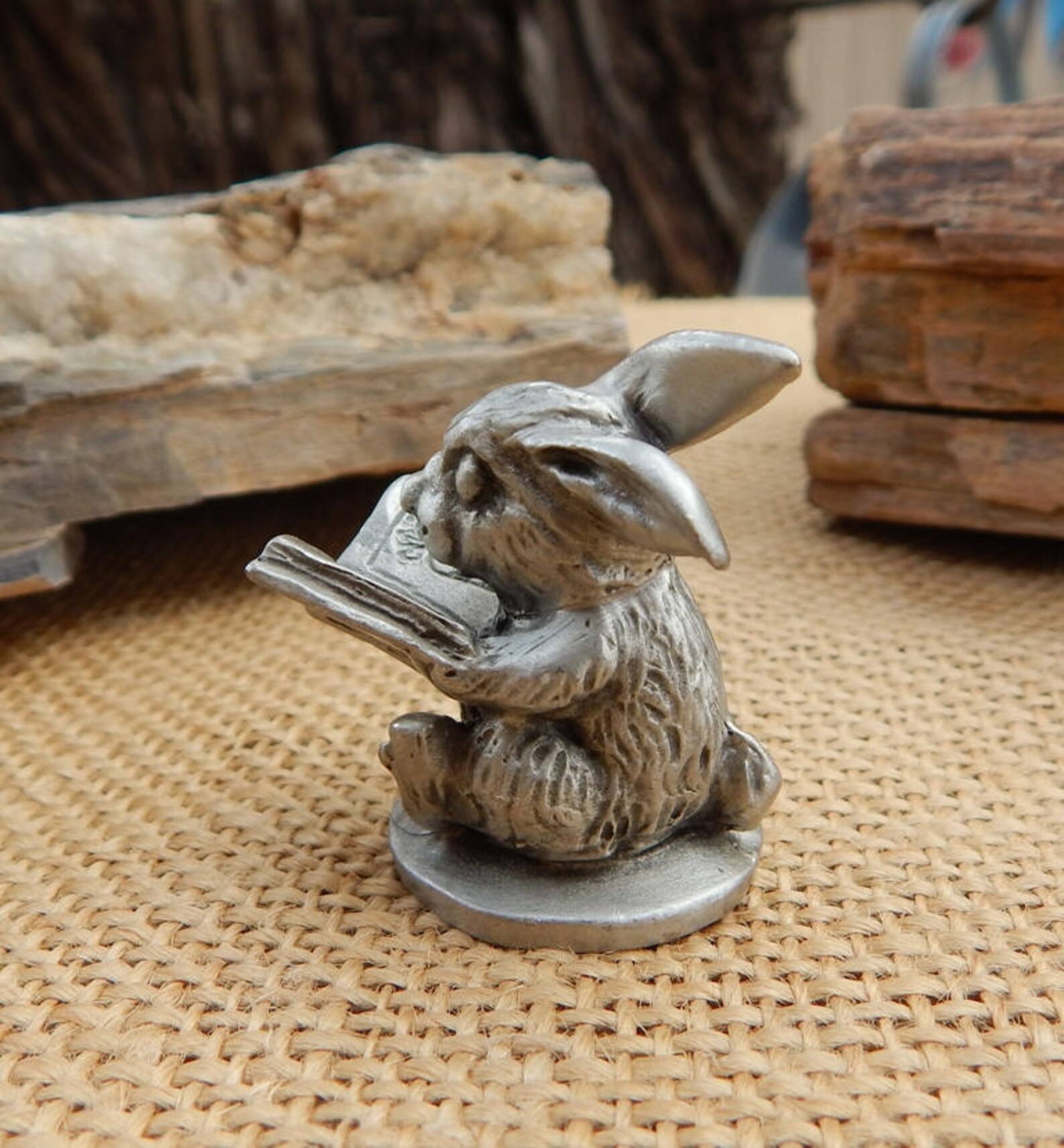 1980 Hasper Hudson Pewter Rabbit USA Pewter Rabbit Etsy