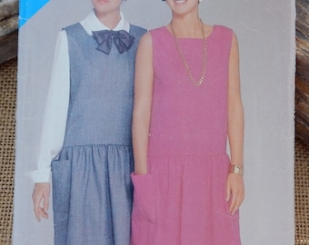 Butterick See & Sew 5312 Dress Pattern  /  See and Sew 5312 Dress Pattern  /  Butterick 5312 Jumper Pattern Size 6-8-10