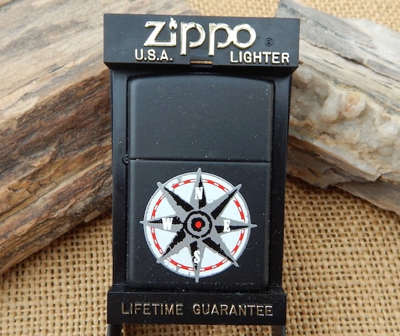 ZIPPO Compass Lighter / Zippo Marlboro Compass Lighter / 1998 - Etsy