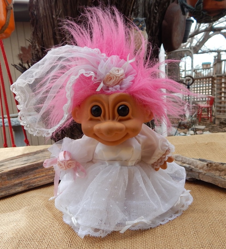 Russ Troll Doll / 6 1/2 Russ Bride Troll / Large Troll | Etsy