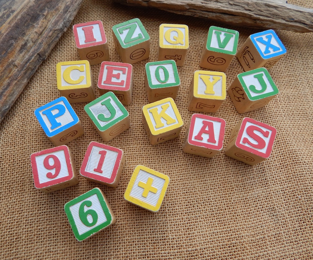 19 Wooden Abc Blocks 19 Wooden Blocks With Letters Numbers And 19 Wooden Abc Blocks 19 Wooden Blocks With Letters Numbers And